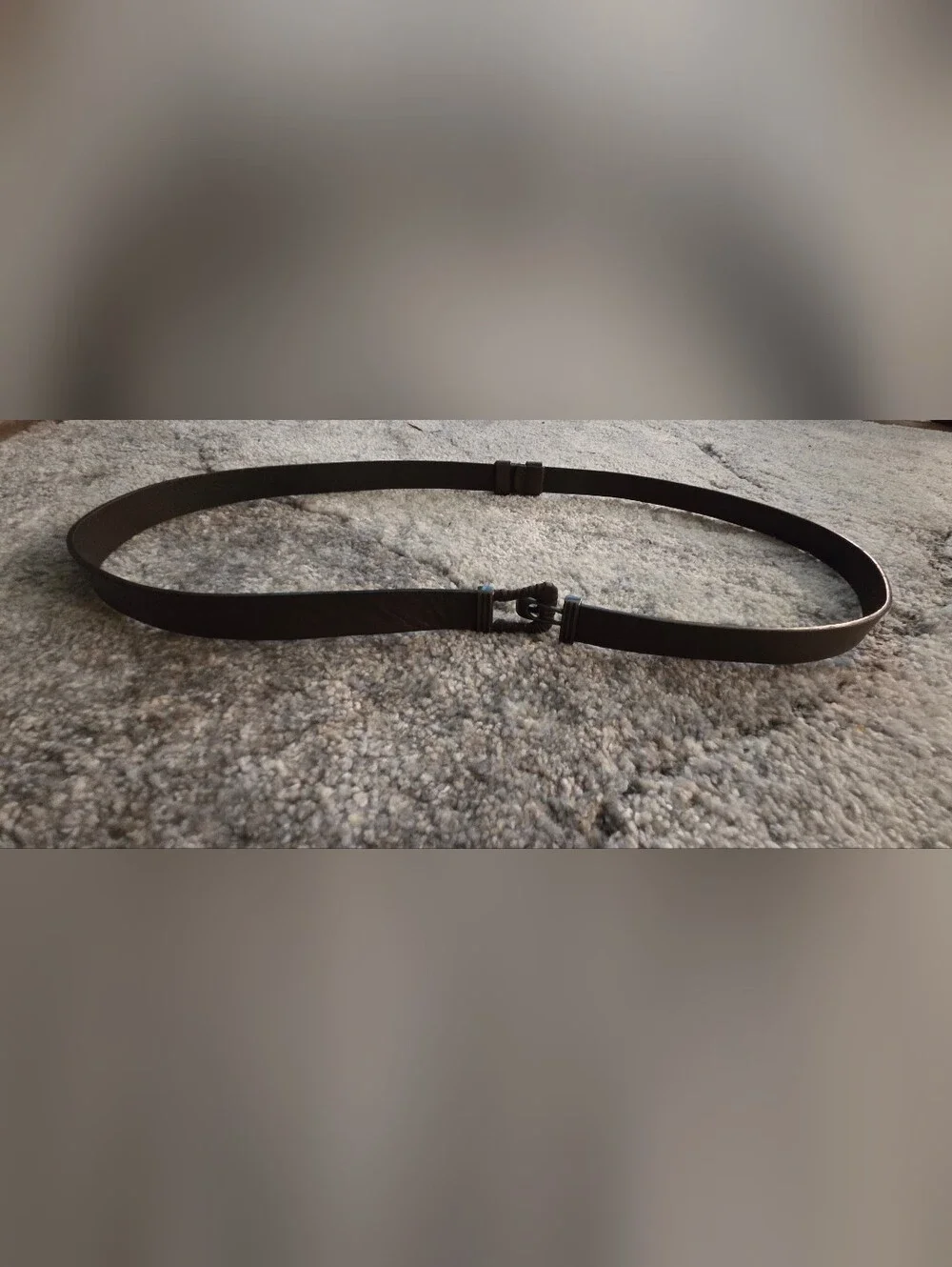 Chico's Adjustable Brown Leather Belt